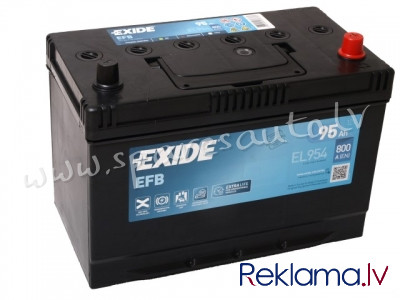 K-EL954 - Akumulators EXIDE EFB EL954 12V 95Ah 800A( EN) 306x 173x 222 0/1 - Akumulators - UNSORTED  Рига - изображение 1