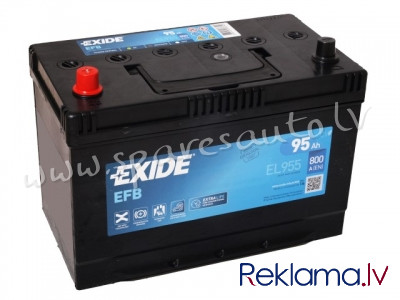 K-EL955 - Akumulators EXIDE EFB EL955 12V 95Ah 800A(EN) 306x173x222 1/1 - Akumulators - UNSORTED AKU Рига - изображение 1