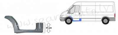 PFD76019EL -  sill with arch L - Slieksnis - FORD TRANSIT (2000-2006) Рига