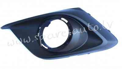 PMZ99044CAL - 'OEM: BJE1-50-C21A' with hole for foglamp, Black L - Reste Bamperā - MAZDA 3 (2014-201 Рига