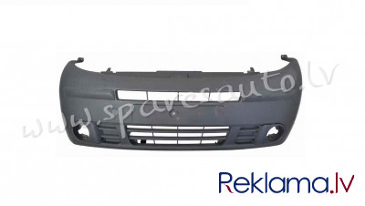 PRN041207BA - 'OEM: 8200394563' (08 -), with hole for foglamp, Black - Priekšējais Bampers - RENAULT Рига - изображение 1