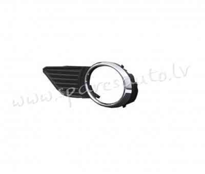 PTY99145CAL - 'OEM: 52040-08010' with hole for foglamp, with chrome frame, Black L - Reste Bamperā - Рига