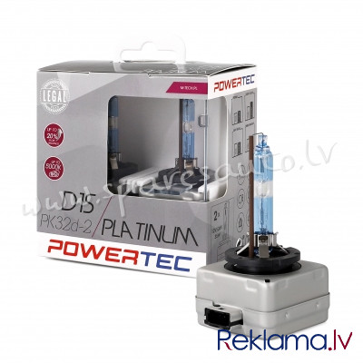 PTZPTD1S-DUO - D1S Powertec Platinum +130% D1S DUO 2pc - Ksenona Spuldzite - UNSORTED XENON BULBS Рига - изображение 1