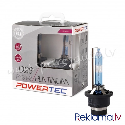 PTZPTD2S-DUO - D2S Powertec Platinum +130% D2S DUO 2pc - Ksenona Spuldzite - UNSORTED XENON BULBS Рига - изображение 1