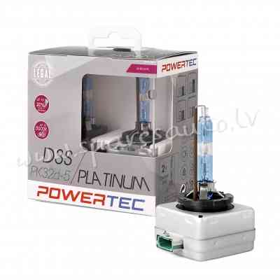 PTZPTD3S-DUO - D3S Powertec Platinum +130% D3S DUO 2pc - Ksenona Spuldzite - UNSORTED XENON BULBS Рига