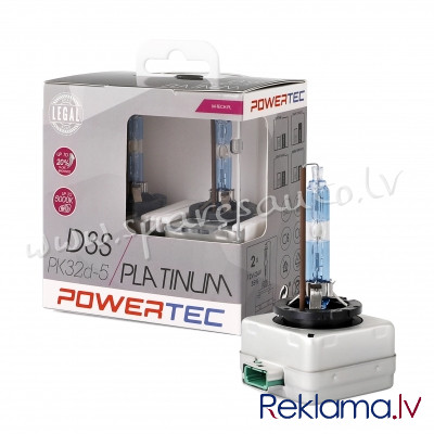 PTZPTD3S-DUO - D3S Powertec Platinum +130% D3S DUO 2pc - Ksenona Spuldzite - UNSORTED XENON BULBS Рига - изображение 1