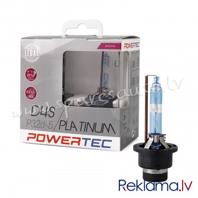 PTZPTD4S-DUO - D4S Powertec Platinum +130% D4S DUO 2pc - Ksenona Spuldzite - UNSORTED XENON BULBS Рига - изображение 1