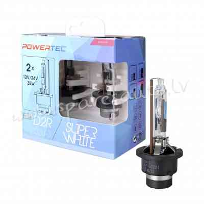 PTZSWD2R-DUO - D2R Powertec SuperWhite D2R DUO 2pc - Ksenona Spuldzite - UNSORTED XENON BULBS Рига