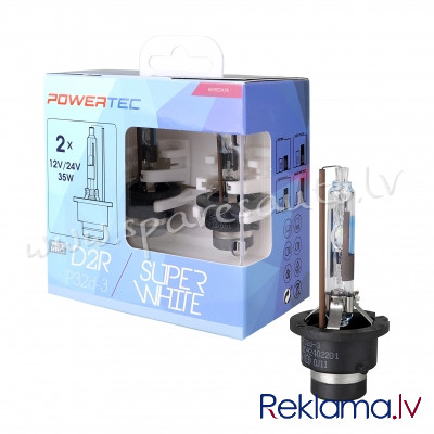 PTZSWD2R-DUO - D2R Powertec SuperWhite D2R DUO 2pc - Ksenona Spuldzite - UNSORTED XENON BULBS Рига - изображение 1