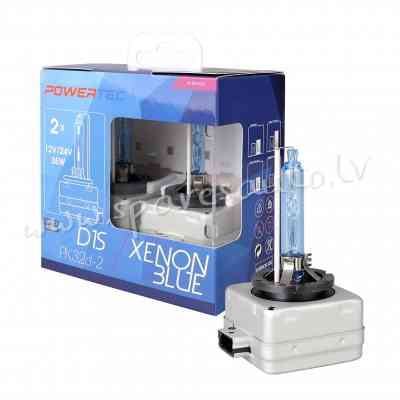 PTZXBD1S-DUO - D1S Powertec Xenon Blue D1S DUO 2pc - Ksenona Spuldzite - UNSORTED XENON BULBS Рига