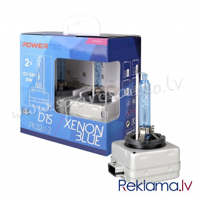 PTZXBD1S-DUO - D1S Powertec Xenon Blue D1S DUO 2pc - Ksenona Spuldzite - UNSORTED XENON BULBS Рига - изображение 1