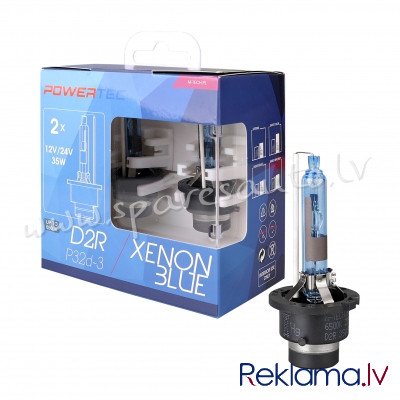 PTZXBD2R-DUO - D2R Powertec Xenon Blue D2R DUO 2pc - Ksenona Spuldzite - UNSORTED XENON BULBS Rīga - foto 1