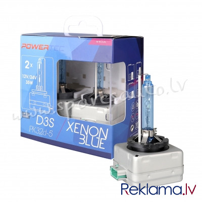 PTZXBD3S-DUO - D3S Powertec Xenon Blue D3S DUO 2pc - Ksenona Spuldzite - UNSORTED XENON BULBS Рига - изображение 1