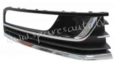 PVW99062CAL - 'OEM: 3AA854661C9B9' with hole for foglamp, with 3 chrome strips L - Reste Bamperā - V Рига