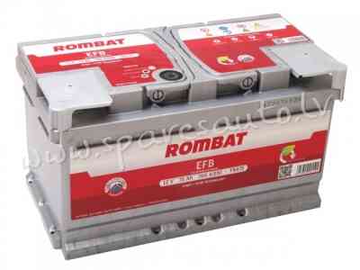 R-EFB75 - Rombat EFB 12V 75Ah 800A(EN) LB4 315x175x175 0/1 - Akumulators - UNSORTED AKUMULATORI Рига