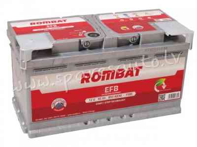R-EFB95 - Rombat EFB 12V 95Ah 850A(EN) L5 353X175X190 0/1 - Akumulators - UNSORTED AKUMULATORI Rīga