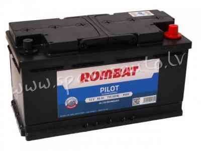 R-PILOT 95 - Rombat Pilot 12V 95Ah 750A(EN) L5 353x175x190 0/1 - Akumulators - UNSORTED AKUMULATORI Rīga