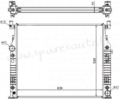 RA62576A - 'OEM: 2515000003' 3.0/3.5/4.5/5.0/6.3/2.8CDI/3.0CDI/3.2CDI/3.5CDI - Radiators - MERCEDES  Rīga