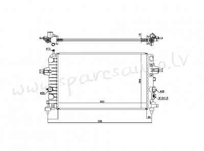 RA63028Q - 'OEM: 1300266' MT, EDA\\\Cooling - Radiators - OPEL ZAFIRA  B (2005-2008) Рига