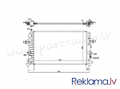 RA63028Q - 'OEM: 1300266' MT, EDA\\\Cooling - Radiators - OPEL ZAFIRA  B (2005-2008) Rīga - foto 1