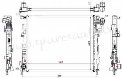 RA63122Q - 'OEM: 4416948' EDA\\\Cooling - Radiators - RENAULT TRAFIC (2007-2014) Рига