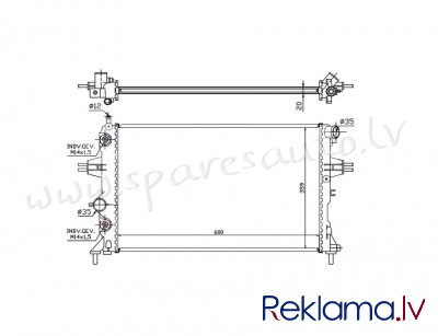 RA632461Q - 'OEM: 9119482' AT, EDA\\\Cooling - Radiators - OPEL ZAFIRA  A (1999-2005) Rīga - foto 1