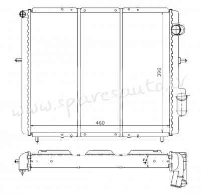 RA63946 - 'OEM: 7700804240'  - Radiators - RENAULT CLIO (1990-1998) Рига