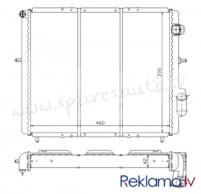 RA63946 - 'OEM: 7700804240'  - Radiators - RENAULT CLIO (1990-1998) Рига - изображение 1