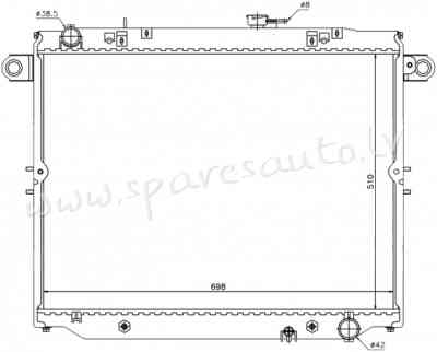 RA64882Q - 'OEM: 16400-50210' MT/AT, Koyorad - Radiators - LEXUS LX 450/470 (1998-2007) Rīga