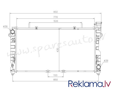 RA7887 - 'OEM: 68038238' MT/AT, EDA\\\Cooling - Radiators - FIAT FREEMONT (2011-2015) Rīga - foto 1