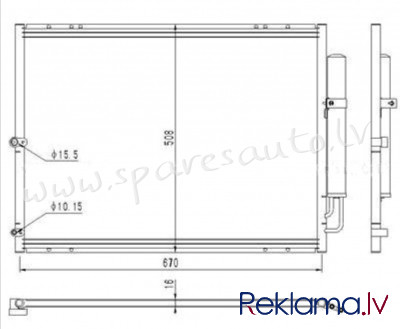 RC3284 - 'OEM: 8846108010' EDA\\\Cooling - Kondicioniera Radiators - TOYOTA SIENNA (2004-2010) Rīga - foto 1