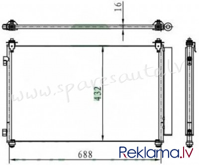 RC3613 - 'OEM: TD1161480A' EDA\\\Cooling - Kondicioniera Radiators - MAZDA CX-9 (2013-2016) Рига - изображение 1