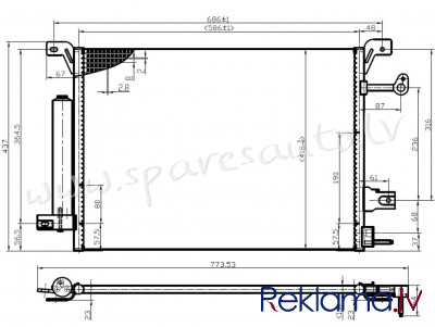 RC3791 - 'OEM: AR3Z19712A' 3.7L, 4.0L, 4.6L, 5.0L, 5.4L, EDA\\\Cooling - Kondicioniera Radiators - F Рига - изображение 1