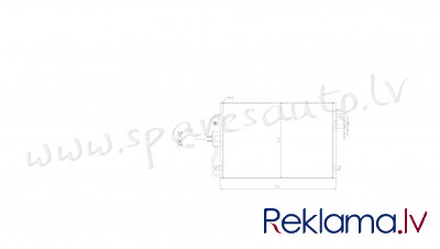 RC606FD2039 - 'OEM: 8L8Z19712J' EDA\\\Cooling - Kondicioniera Radiators - FORD ESCAPE (2008-2012) Rīga - foto 1