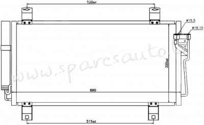 RC940032 - 'OEM: GS1D61480D' EU, EDA\\\Cooling - Kondicioniera Radiators - MAZDA 6 (2008-2012) Rīga