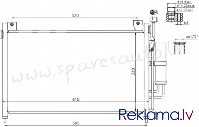 RC940033 - 'OEM: DFY1-61-48Z' EDA\\\Cooling - Kondicioniera Radiators - MAZDA 2 (2010-2014) Рига - изображение 1