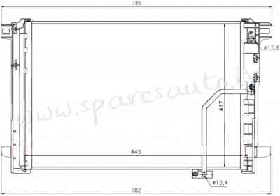 RC940035 - 'OEM: 2045000254' EDA\\\Cooling - Kondicioniera Radiators - MERCEDES SLK-KL R172 (2011-20 Rīga