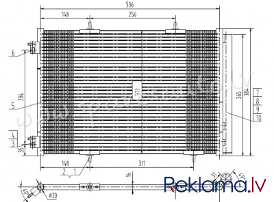 RC940055 - 'OEM: 6455.EK' EDA\\\Cooling - Kondicioniera Radiators - PEUGEOT 207  W_ (2006-2013) Рига - изображение 1