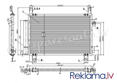 RC940085 - 'OEM: 88460-0D060' 1.4D4D - Kondicioniera Radiators - TOYOTA YARIS  XP90  HB (2006-2009) Рига - изображение 1