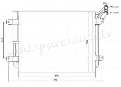 RC940138 - 'OEM: 5N0820411C' EDA\\\Cooling - Kondicioniera Radiators - VW TIGUAN (2011-2016) Рига