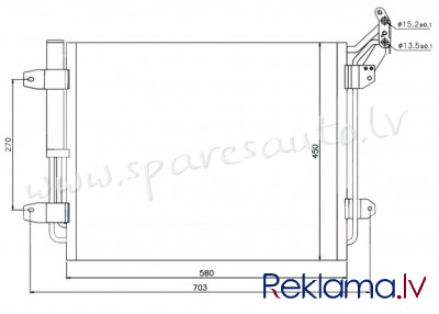 RC940138 - 'OEM: 5N0820411C' EDA\\\Cooling - Kondicioniera Radiators - VW TIGUAN (2011-2016) Рига - изображение 1