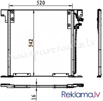 RC94226 - 'OEM: 6388350170' EDA Cooling - Kondicioniera Radiators - MERCEDES VITO (1995-2003) Rīga - foto 1