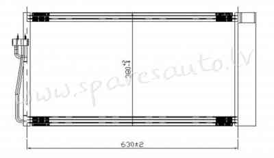 RC94747 - 'OEM: 64508381362' EDA\\\Cooling - Kondicioniera Radiators - BMW 7  E65/E66 (2001-2004) Rīga