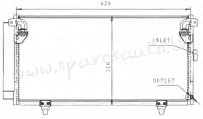 RC94886 - 'OEM: 73210AG000' DPI 3314, EDA Cooling - Kondicioniera Radiators - SUBARU OUTBACK  BP (20 Rīga