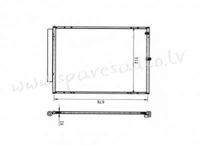 RC95006 - 'OEM: 8846048081' EDA Cooling - Kondicioniera Radiators - LEXUS RX400H (2006-2008) Rīga