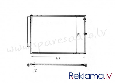 RC95006 - 'OEM: 8846048081' EDA Cooling - Kondicioniera Radiators - LEXUS RX400H (2006-2008) Rīga - foto 1