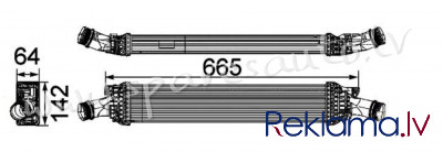 RC96567Q - 'OEM: 8K0145805L' 1.8TFSI, 2.0TDI, 2.0TFSI, original, Mahle-Behr - Interkūleris - AUDI Q5 Рига - изображение 1