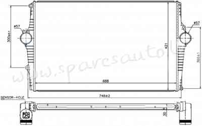 RI969001 - 'OEM: 30748809' 2.4D/D5, with place for sensor - Interkūleris - VOLVO V70 (2005-2007) Рига