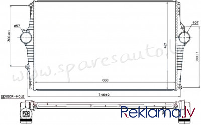 RI969001 - 'OEM: 30748809' 2.4D/D5, with place for sensor - Interkūleris - VOLVO V70 (2005-2007) Рига - изображение 1