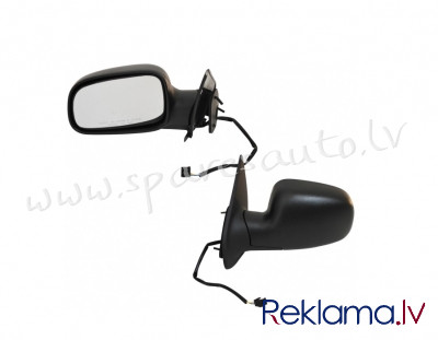 VCRM1003AL - 'OEM: 55155447AF' electric, chromed glass, CONVEX, 3 wires L - Sānskata Spogulis - JEEP Рига - изображение 1